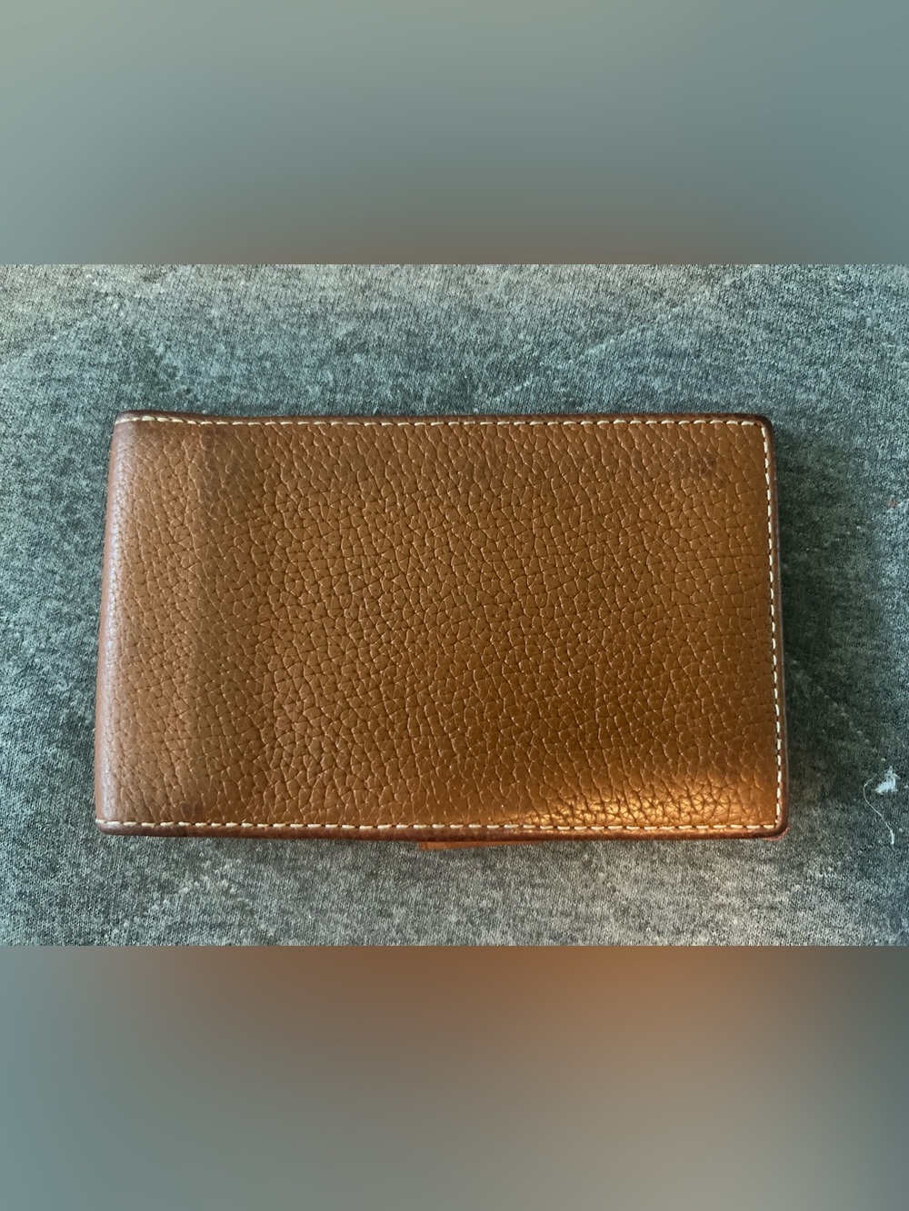 VIntage 90s Men’s Coach Bifold Brown Pebbled Leather Wallet